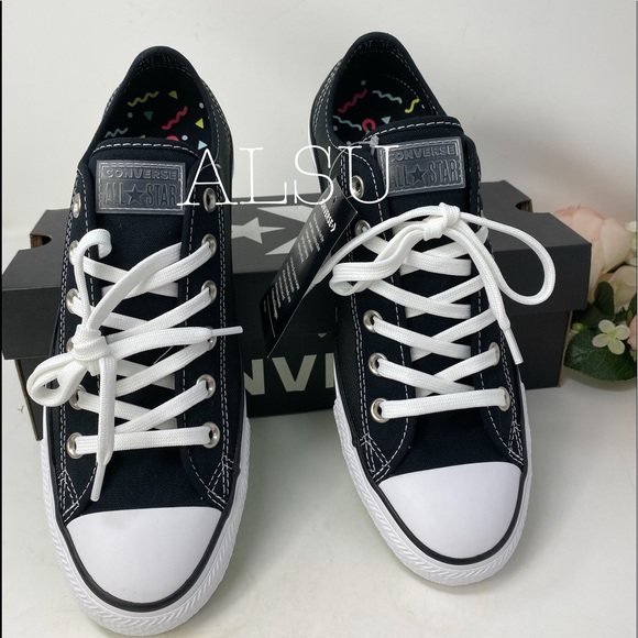 Converse Ctas Low Top Mesh Black W AUTHENTIC - Picture 3 of 8